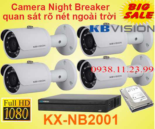 Lắp đặt camera tân phú Lắp camera quan sát Night Breaker quan sát rõ nét ban đêm